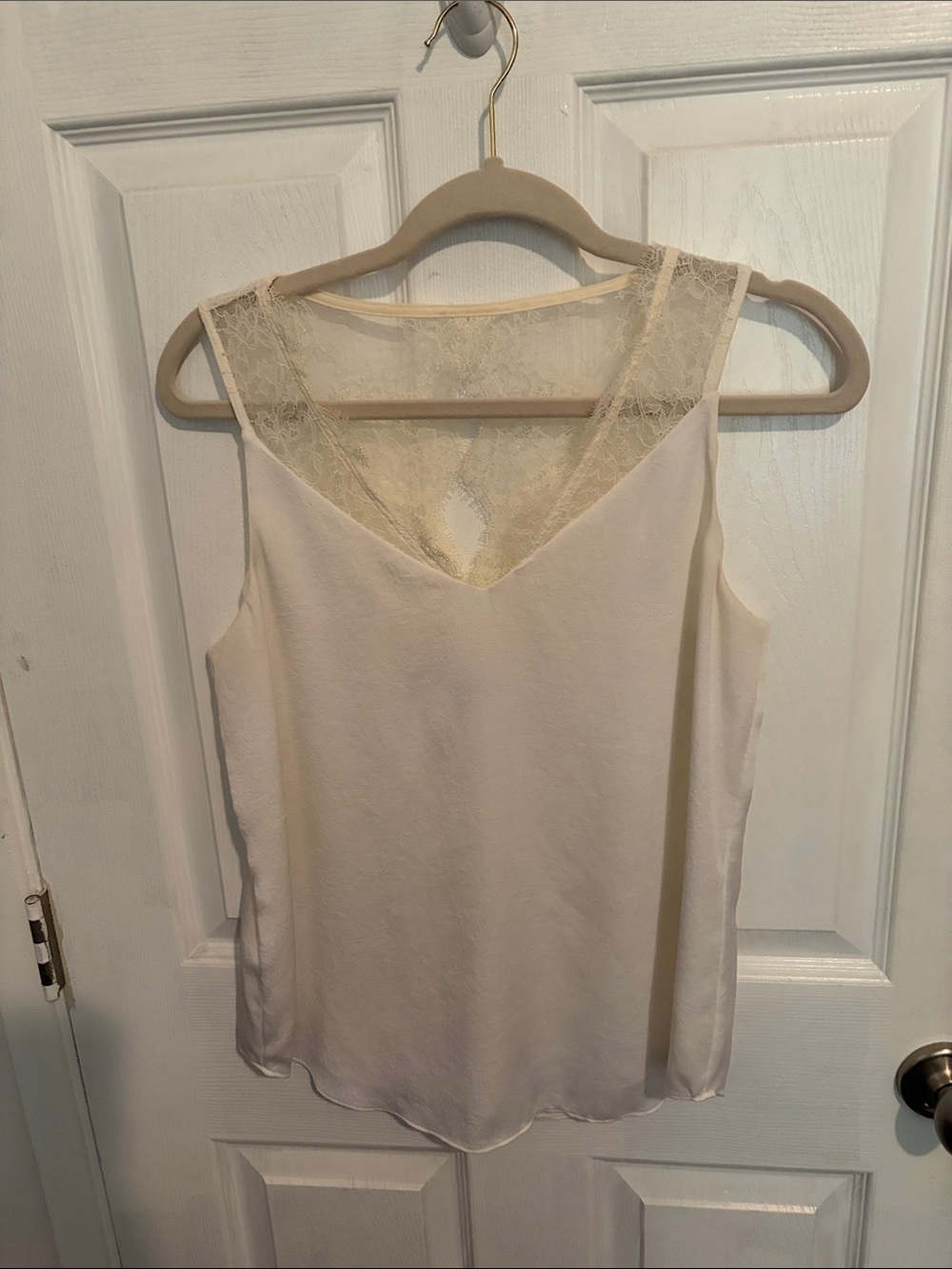 Express lace trip top